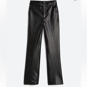 BOOM BOOM JEANS
Davey Faux Leather Wide Leg Trouser